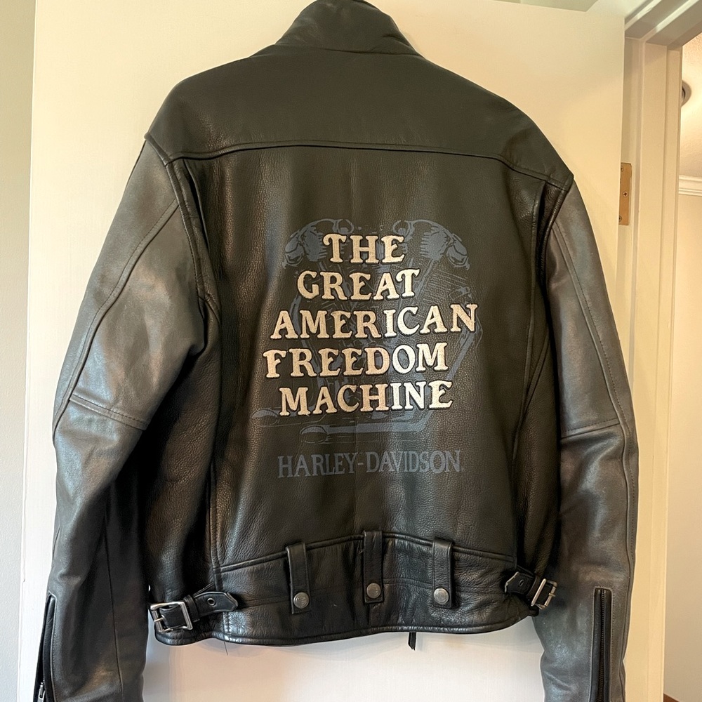 RARE Harley Davidson leather jacket SZ L